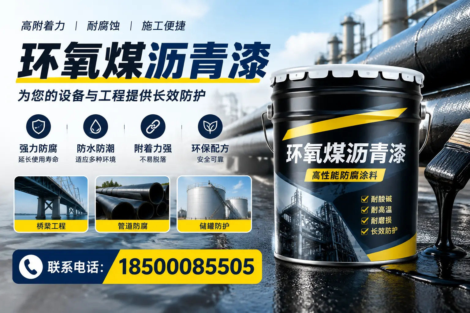 环氧煤沥青漆与其他涂料的对比分析，助力天水企业决策